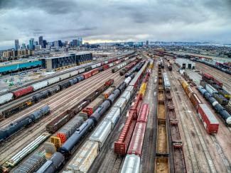 aerial view of city buildings during daytime by Acton Crawford courtesy of Unsplash.